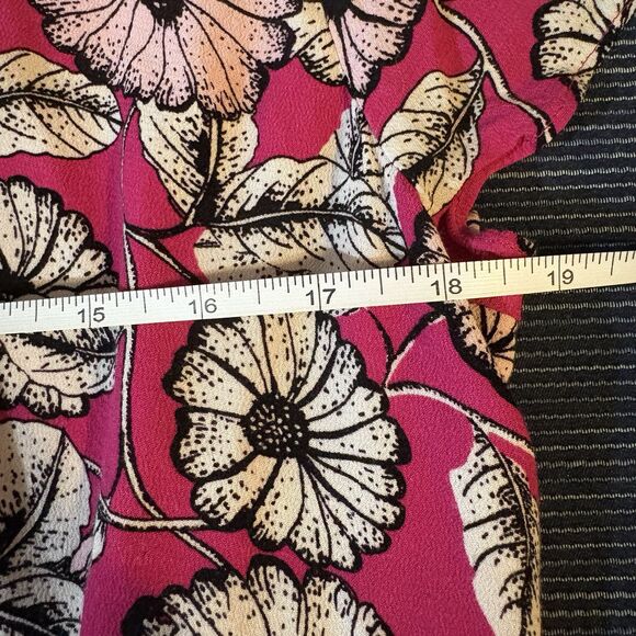 Talbots Midi Dress Womens Plus 16 Pink Floral Boho Flowy Lightweight Summer - Picture 16 of 16